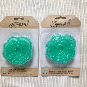 Flower nested cookie cutters by Sweet Sugarbelle 2 sets of 4 new in pkg